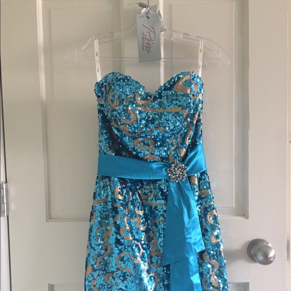 Riva Designs Sequin Gown/ Dress
